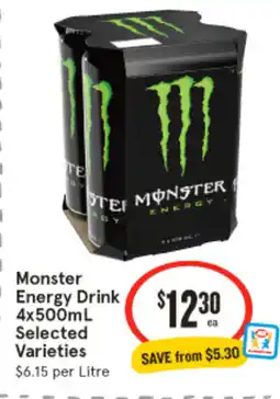 IGA Monster Energy Drink offer