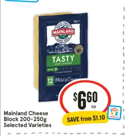 IGA Mainland cheese block offer