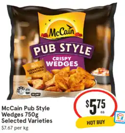 IGA Mccain pub style wedges offer