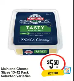 IGA Mainland cheese slices offer