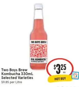 IGA Two boys brew kombucha offer