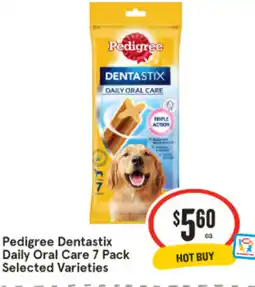 IGA Pedigree dentastix daily oral care offer