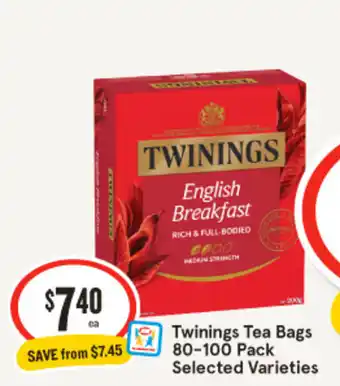 IGA Twinings Tea Bags offer