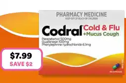 Priceline Cold & flu codral cold & flu +mucus cough offer