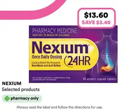 Priceline Nexium offer