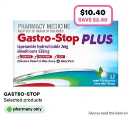 Priceline Gastro-stop offer