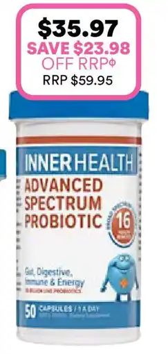 Priceline Advanced spectrum probiotic 16 offer