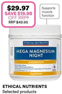 Priceline Ethical nutrients offer