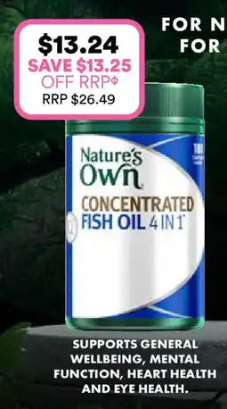 Priceline Concentrated fish oil 4 in 1 offer