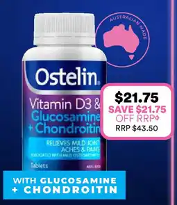Priceline Vitamin d3 glucosamine +chondroitin offer