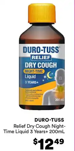 Priceline Relief dry cough night- time liquid 3 years+ offer