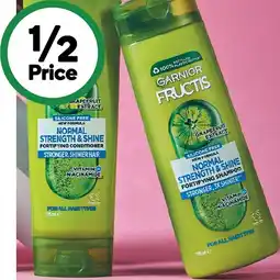 Woolworths Garnier Fructis Shampoo or Conditioner 315ml offer
