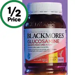 Woolworths Blackmores Glucosamine 1500mg Tablets Pk 150 offer