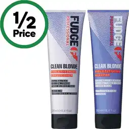 Woolworths Fudge Shampoo or Conditioner 250ml offer