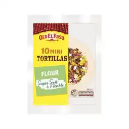 Woolworths Old El Paso Mini Tortillas 250g Pk 10 offer