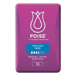 Woolworths Poise Pads Pk 8-16 offer