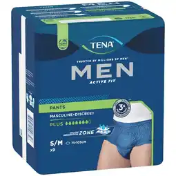 Woolworths Tena Men Active Fit Pants Pk 9 offer