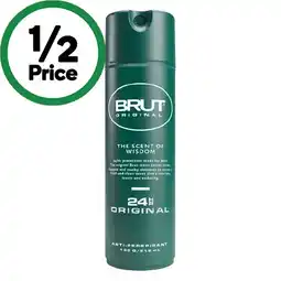 Woolworths Brut 24hr Antiperspirant Deodorant 130g offer