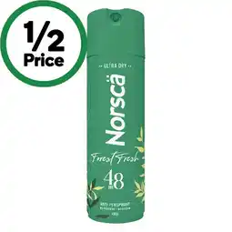 Woolworths Norsca Antiperspirant Deodorant 130g offer
