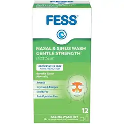 Woolworths Fess Nasal & Sinus Wash Kit Gentle Pk 12 offer