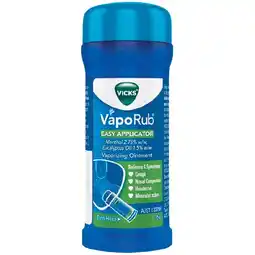 Woolworths Vicks VapoRub No Touch Application 35g offer