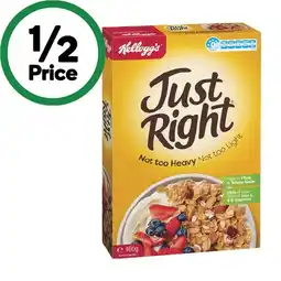 Woolworths Kellogg’s Just Right offer
