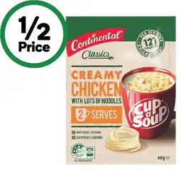 Woolworths Continental Cup a Soup Pk 2 offer