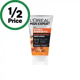Woolworths L’Oreal Men Expert Hydra Energetic Face Wash offer