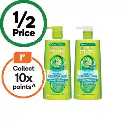 Woolworths Garnier Fructis Shampoo or Conditioner offer