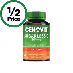 Woolworths Cenovis Sugarless C Chewable Tablets Pk 160 offer