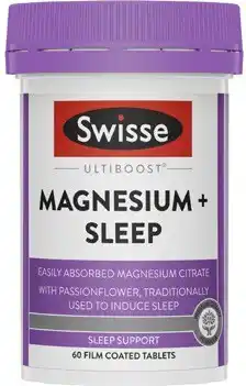 Coles Swisse Ultiboost Magnesium + Sleep Tablets 60 Pack offer