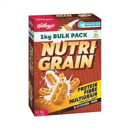 Woolworths Kellogg’s Nutri-Grain offer