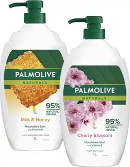 Coles Palmolive Naturals Body Wash 1 Litre offer