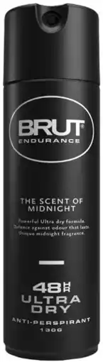 Coles Brut 48hr Antiperspirant Aerosol Deodorant 130g offer