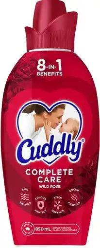 Coles Cuddly Concentrate Fabric Conditioner 850mL offer