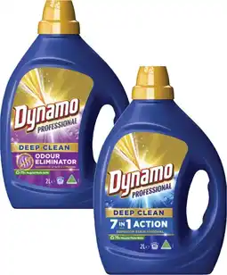 Coles Dynamo Professional Laundry Liquid 2 Litre offer