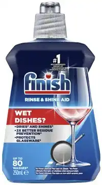 Coles Finish Rinse & Shine Aid 250mL offer