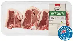 Coles Coles Australian Lamb Loin Chops offer