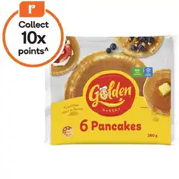 Woolworths Golden Pancakes 360g Pk 6 offer