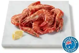 Coles Coles Australian Thawed Cooked Extra Large Black Tiger Prawns offer
