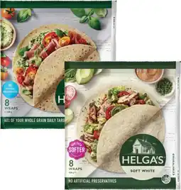 Coles Helga's Wraps 445g-508g offer
