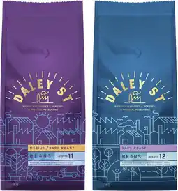 Coles Daley St Coffee Beans 1kg offer