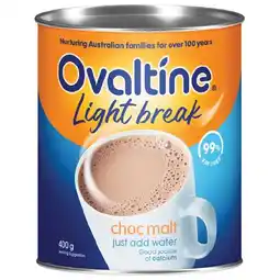 Woolworths Ovaltine Light Break offer