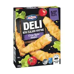 Woolworths Birds Eye Deli Fish or Snacking Varieties offer