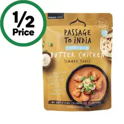 Woolworths Passage To India Simmer Sauce offer