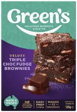 Coles Green's Deluxe Baking Mix 380g-630g offer