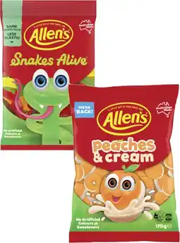 Coles Allen's Lollies 140g-200g offer