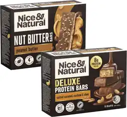 Coles Nice & Natural Deluxe, Layered or Active Protein Bars 125g-200g offer