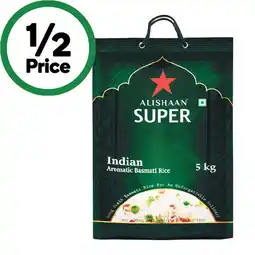 Woolworths Alishaan Super Basmati Rice offer