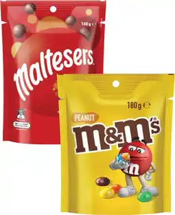 Coles Mars M&Ms, Maltesers or Pods 120g-180g offer